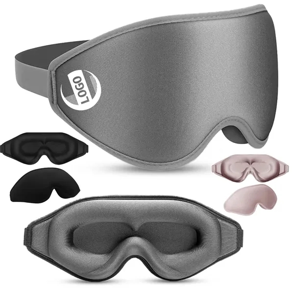 Airline Travel 3D Stereo Blackout Eye Mask For Sleep - Airline Travel 3D Stereo Blackout Eye Mask For Sleep - Image 0 of 5