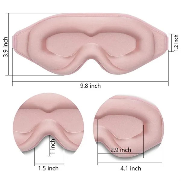 Airline Travel 3D Stereo Blackout Eye Mask For Sleep - Airline Travel 3D Stereo Blackout Eye Mask For Sleep - Image 1 of 5