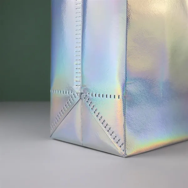 Reusable Iridescent Gift Bags Glossy Tote - Reusable Iridescent Gift Bags Glossy Tote - Image 5 of 6