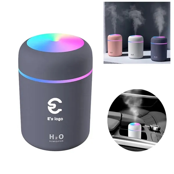 Portable Mini Colorful Cool Air Humidifier - Portable Mini Colorful Cool Air Humidifier - Image 0 of 2