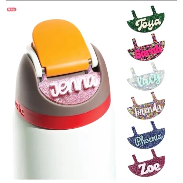 Custom 3D Name Plate Topper for Owala Bottle - Custom 3D Name Plate Topper for Owala Bottle - Image 2 of 5