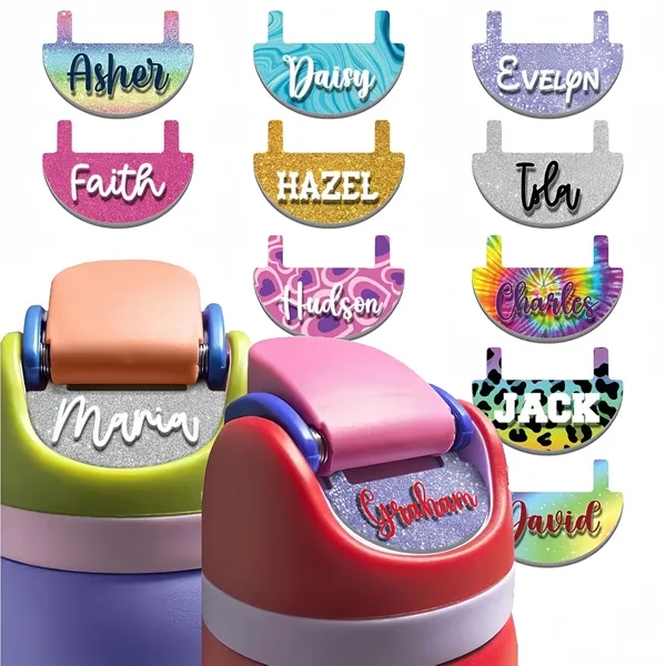 Custom 3D Name Plate Topper for Owala Bottle - Custom 3D Name Plate Topper for Owala Bottle - Image 0 of 5