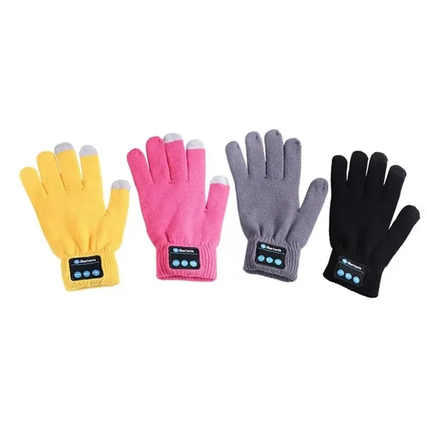 Bluetooth Touchscreen Gloves with Built-In Speaker Control - Bluetooth Touchscreen Gloves with Built-In Speaker Control - Image 2 of 6
