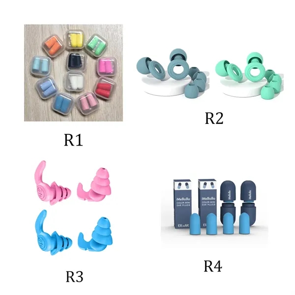 Reusable Soft Silicone Foam Ear Plugs - Reusable Soft Silicone Foam Ear Plugs - Image 0 of 0