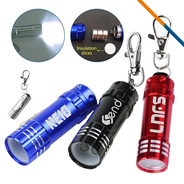 Thunder Aluminum Key Chain LED Flashlight - Thunder Aluminum Key Chain LED Flashlight - Image 0 of 6