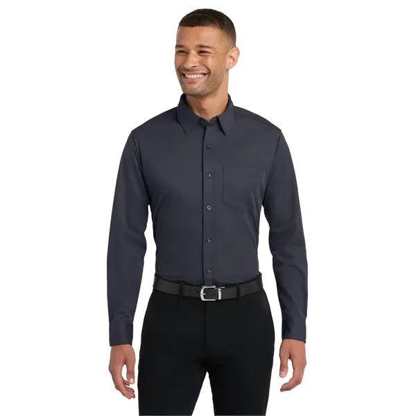 Port Authority Dimension Knit Dress Shirt. - Port Authority Dimension Knit Dress Shirt. - Image 1 of 19