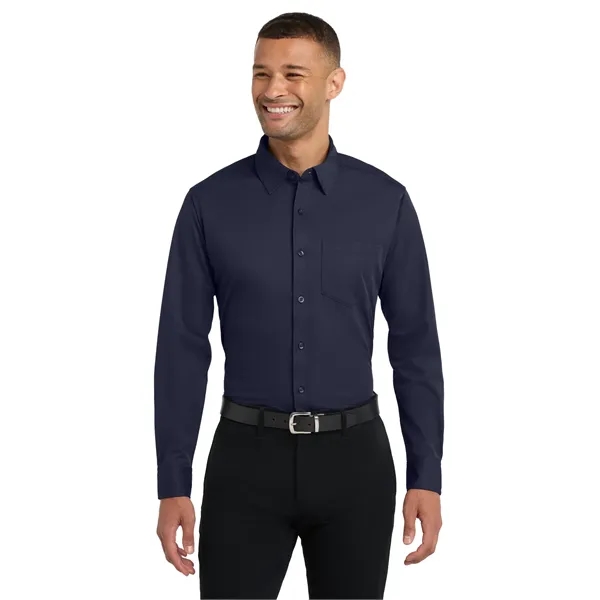 Port Authority Dimension Knit Dress Shirt. - Port Authority Dimension Knit Dress Shirt. - Image 10 of 19