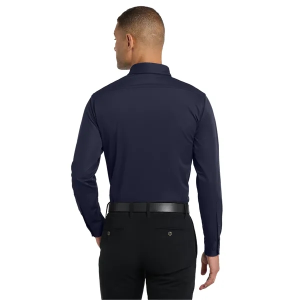 Port Authority Dimension Knit Dress Shirt. - Port Authority Dimension Knit Dress Shirt. - Image 11 of 19
