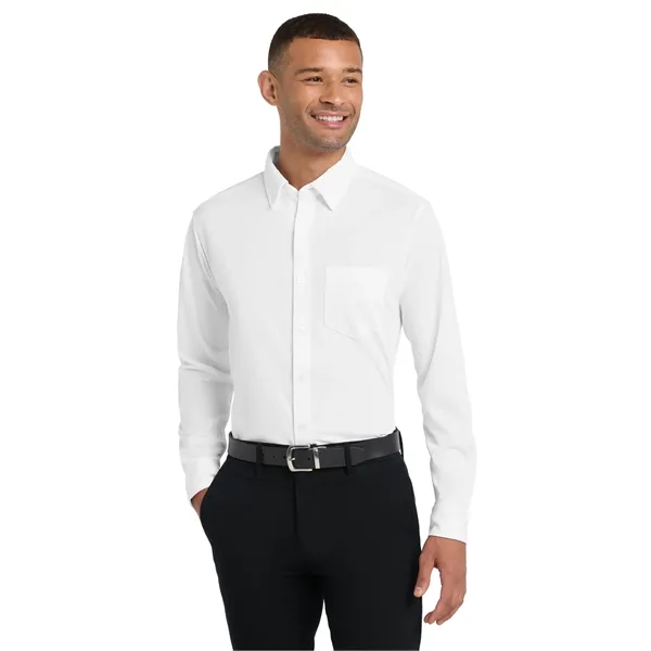 Port Authority Dimension Knit Dress Shirt. - Port Authority Dimension Knit Dress Shirt. - Image 15 of 19