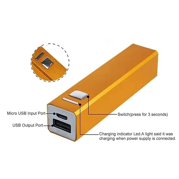 USB Cable Quick Charge Mini 2600 Mah Power Banks - USB Cable Quick Charge Mini 2600 Mah Power Banks - Image 3 of 4