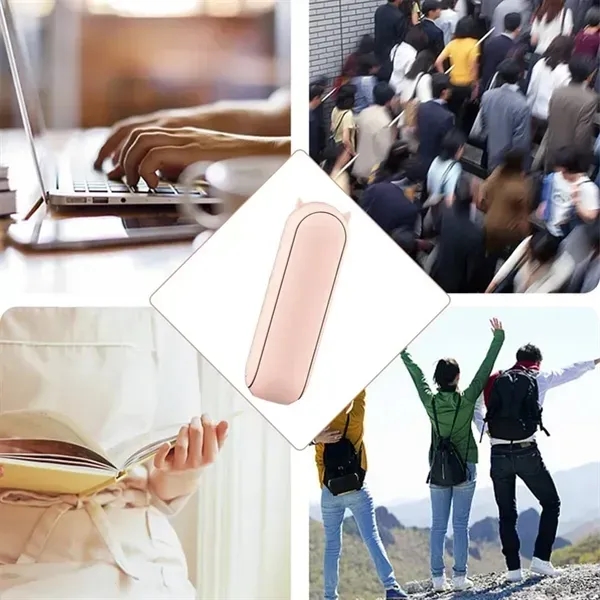 Portable mini USB charging folding fan mobile power - Portable mini USB charging folding fan mobile power - Image 2 of 4