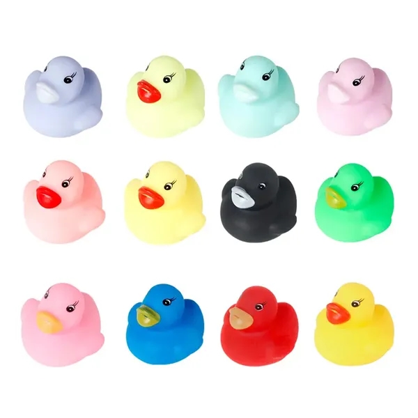 Colorful Rubber Duck Toy Squeaky Bath for Kids - Colorful Rubber Duck Toy Squeaky Bath for Kids - Image 1 of 15
