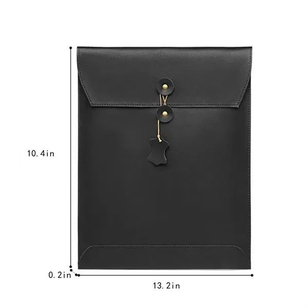13-inch leather document holder for A4 files - 13-inch leather document holder for A4 files - Image 1 of 4