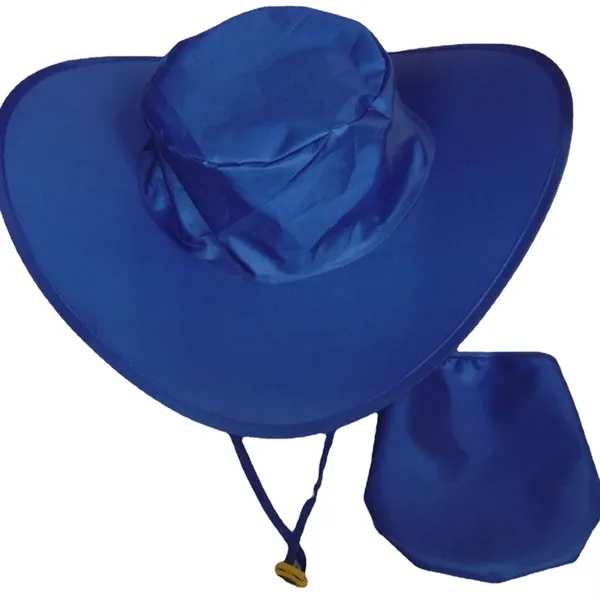 Foldable Cowboy Hat with Pouch - Foldable Cowboy Hat with Pouch - Image 1 of 3