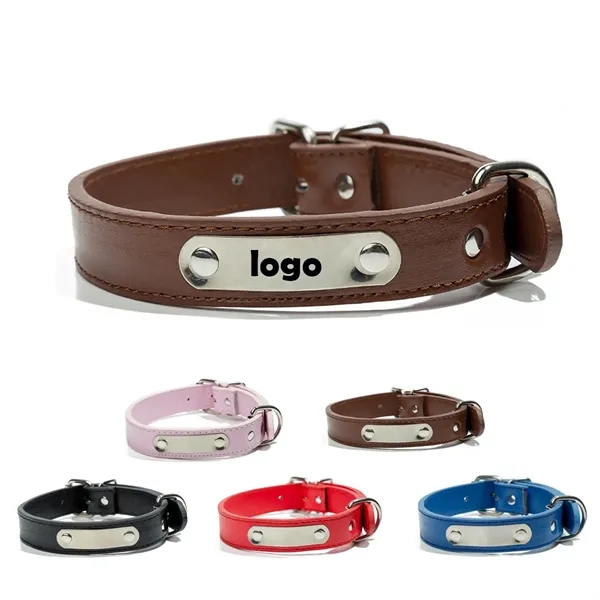 Custom Leather Dog Cat Collar - Custom Leather Dog Cat Collar - Image 0 of 1