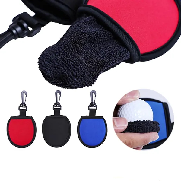 Portable Pocket Golf Ball Cleaner Pouch - Portable Pocket Golf Ball Cleaner Pouch - Image 3 of 4