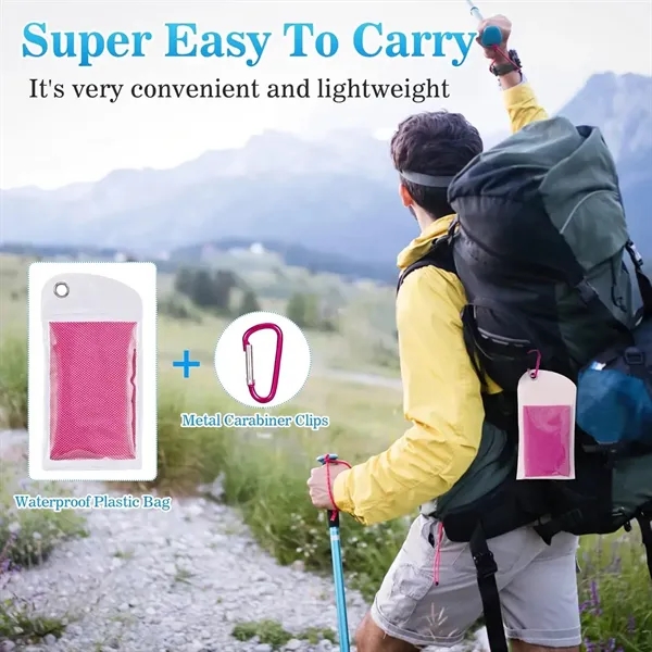 3 in 1 Cooling Towel Visor Coffee Cup Set Sports Gift Kit - 3 in 1 Cooling Towel Visor Coffee Cup Set Sports Gift Kit - Image 9 of 9