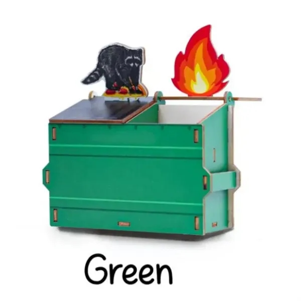 Wooden Desktop Office Storage Cylinder - Wooden Desktop Office Storage Cylinder - Image 6 of 7