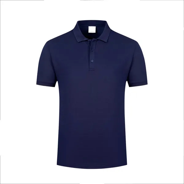 Mercerized Cotton Polo Lapel Short Sleeve Shirt - Mercerized Cotton Polo Lapel Short Sleeve Shirt - Image 4 of 12