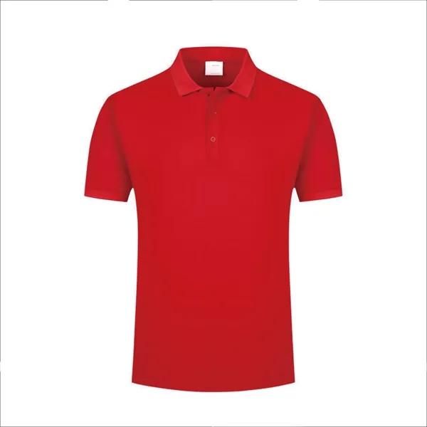 Mercerized Cotton Polo Lapel Short Sleeve Shirt - Mercerized Cotton Polo Lapel Short Sleeve Shirt - Image 12 of 12