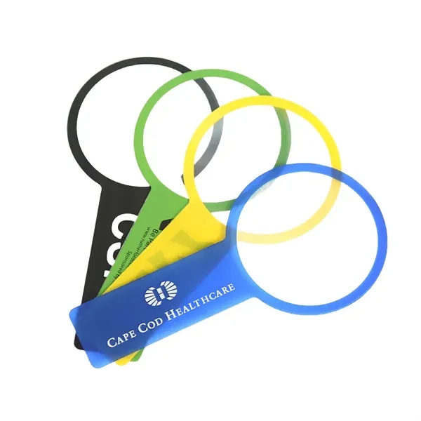 Custom Portable PVC Ultra-Thin Handheld Magnifier Visual Aid - Custom Portable PVC Ultra-Thin Handheld Magnifier Visual Aid - Image 0 of 2