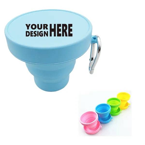 6Oz Reusable Foldable Silicone Water Cup - 6Oz Reusable Foldable Silicone Water Cup - Image 0 of 1