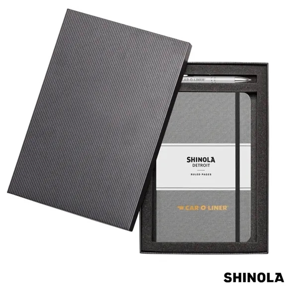 Shinola® HardCover Journal/Clicker Pen Gift Set - (M) - Shinola® HardCover Journal/Clicker Pen Gift Set - (M) - Image 16 of 17