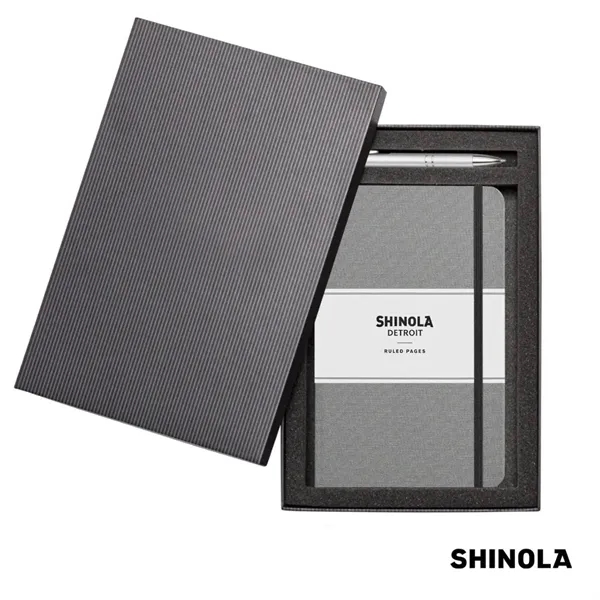 Shinola® HardCover Journal/Clicker Pen Gift Set - (M) - Shinola® HardCover Journal/Clicker Pen Gift Set - (M) - Image 17 of 17