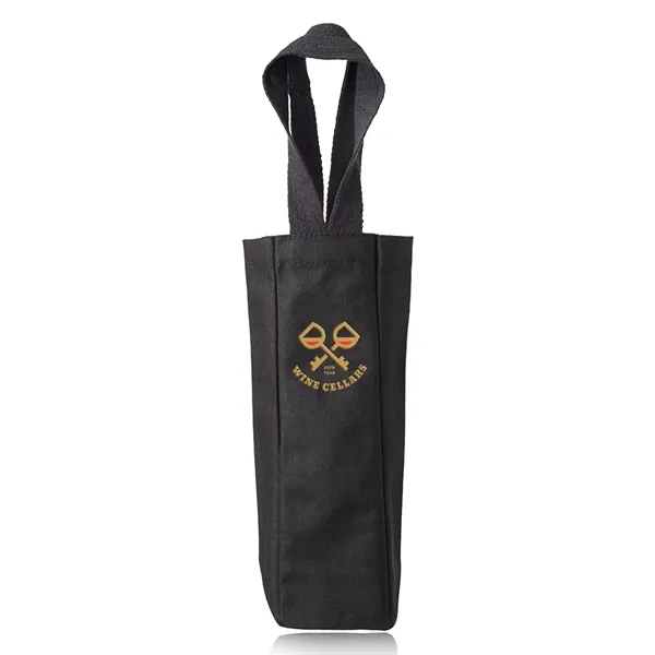 Lolo Single Bottle Canvas Wine Tote - Lolo Single Bottle Canvas Wine Tote - Image 1 of 2