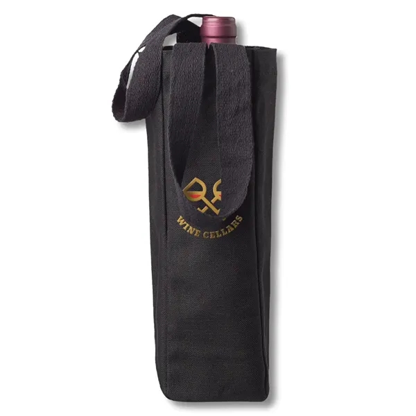 Lolo Single Bottle Canvas Wine Tote - Lolo Single Bottle Canvas Wine Tote - Image 0 of 2