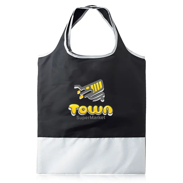 Clemenza Large Polyester Shopper Tote Bag - Clemenza Large Polyester Shopper Tote Bag - Image 6 of 6