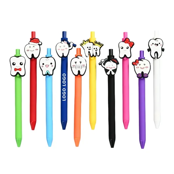 PVC Cartoon Tooth Ballpoint Pen - PVC Cartoon Tooth Ballpoint Pen - Image 0 of 3