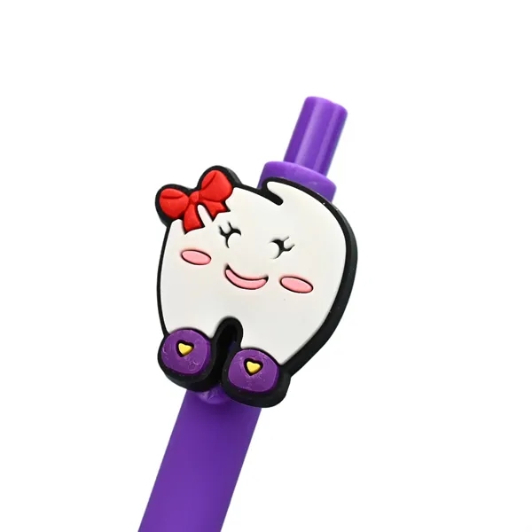 PVC Cartoon Tooth Ballpoint Pen - PVC Cartoon Tooth Ballpoint Pen - Image 3 of 3