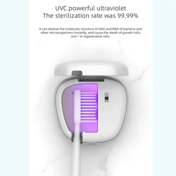 UV-C Toothbrush Sanitizer - UV-C Toothbrush Sanitizer - Image 2 of 3