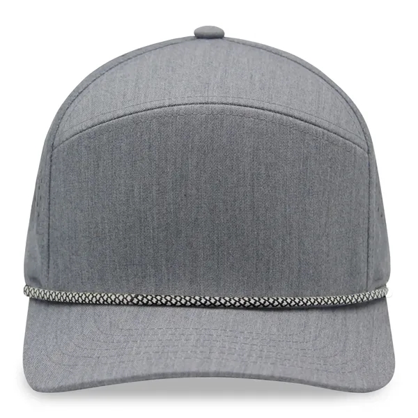 5 Panel Golfer Trucker Cap w/Laser Cut Mesh Back - 5 Panel Golfer Trucker Cap w/Laser Cut Mesh Back - Image 14 of 15