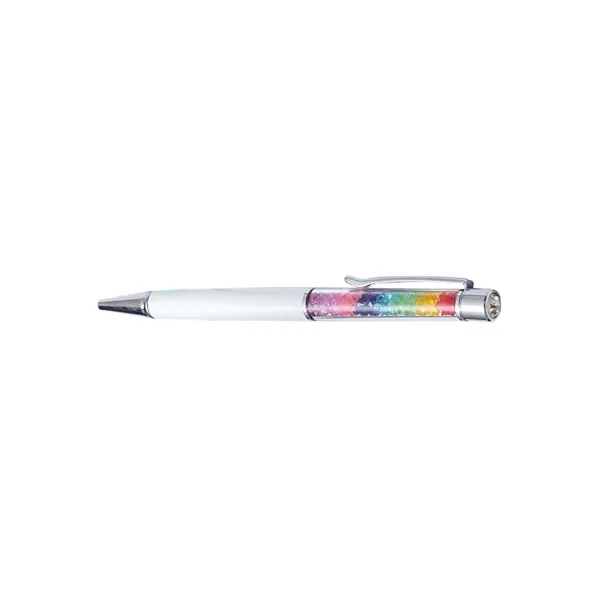 Metal Pen w/Rainbow Diamonds - Metal Pen w/Rainbow Diamonds - Image 3 of 14