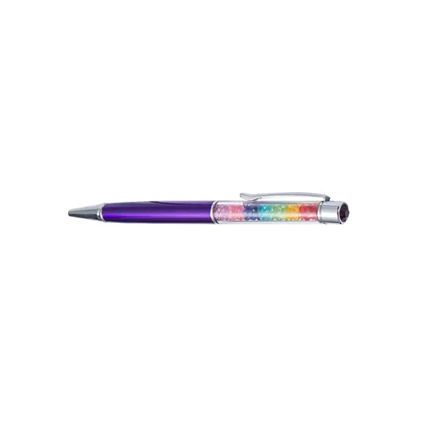 Metal Pen w/Rainbow Diamonds - Metal Pen w/Rainbow Diamonds - Image 5 of 14