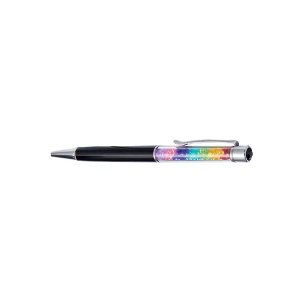 Metal Pen w/Rainbow Diamonds - Metal Pen w/Rainbow Diamonds - Image 10 of 14
