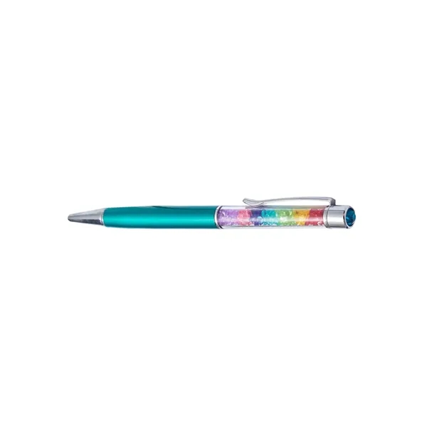 Metal Pen w/Rainbow Diamonds - Metal Pen w/Rainbow Diamonds - Image 11 of 14