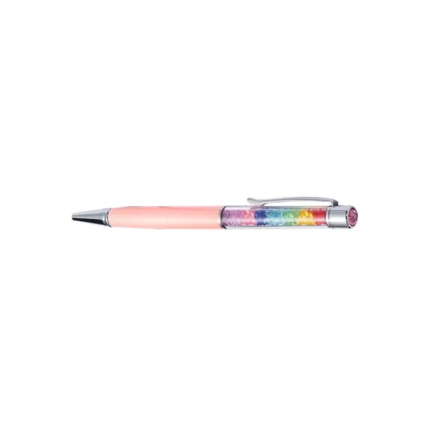 Metal Pen w/Rainbow Diamonds - Metal Pen w/Rainbow Diamonds - Image 12 of 14