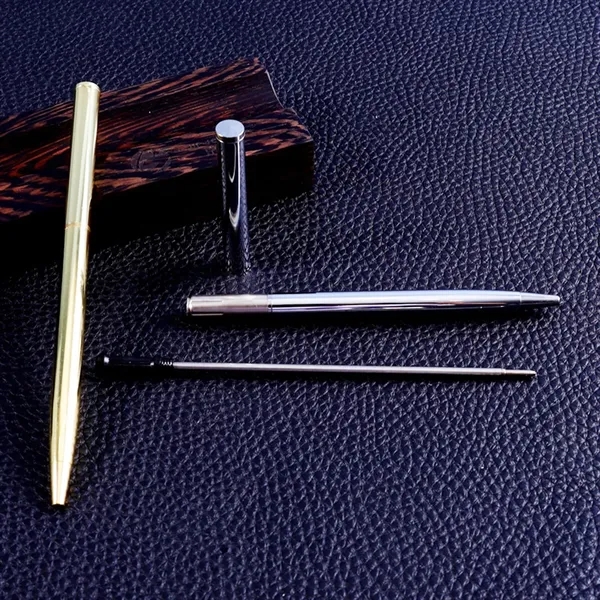 Slim Twisted Activated Metal Pen - Slim Twisted Activated Metal Pen - Image 2 of 7