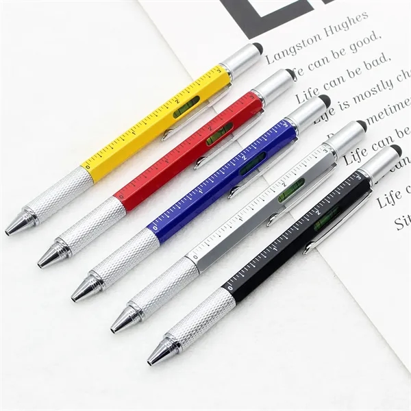 6 in 1 Semi-Metal Tool Pen - 6 in 1 Semi-Metal Tool Pen - Image 4 of 8
