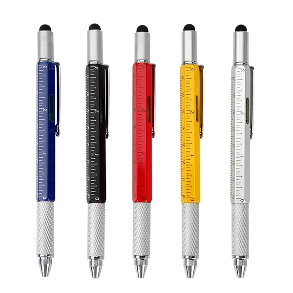 6 in 1 Semi-Metal Tool Pen - 6 in 1 Semi-Metal Tool Pen - Image 3 of 8