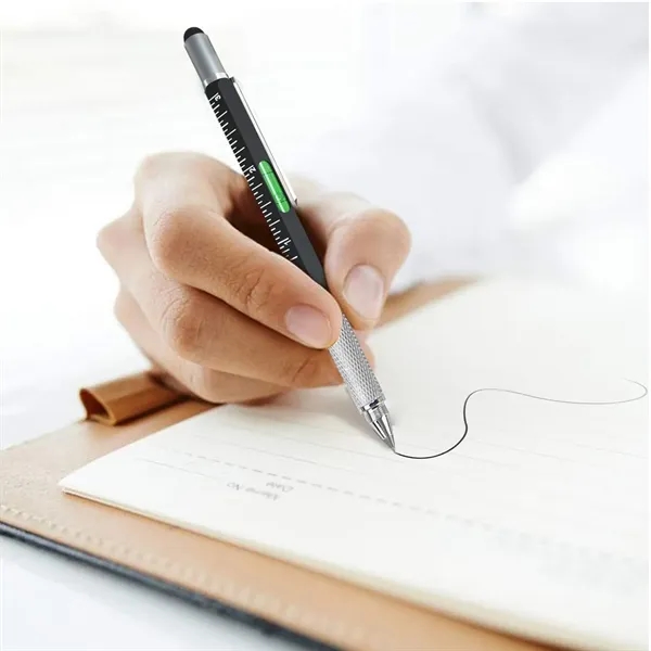 6 in 1 Semi-Metal Tool Pen - 6 in 1 Semi-Metal Tool Pen - Image 2 of 8