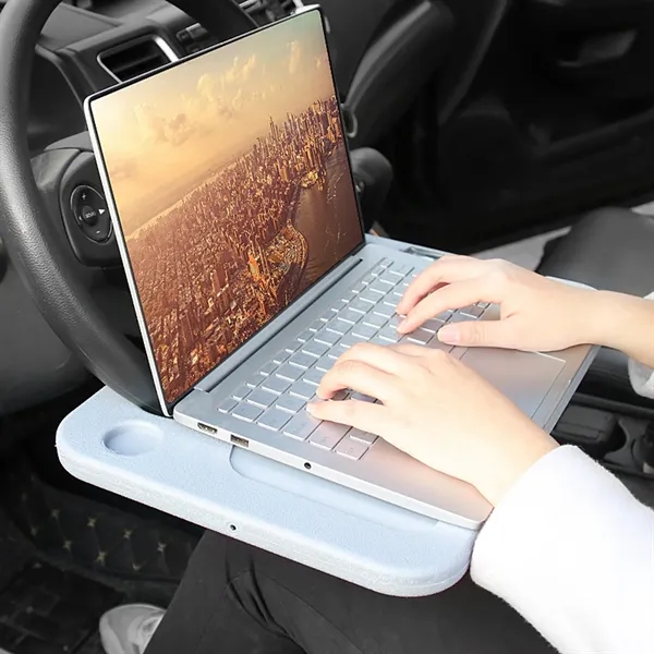 2-IN-1 Portable Auto Steering Desk Table Organizer - 2-IN-1 Portable Auto Steering Desk Table Organizer - Image 5 of 8