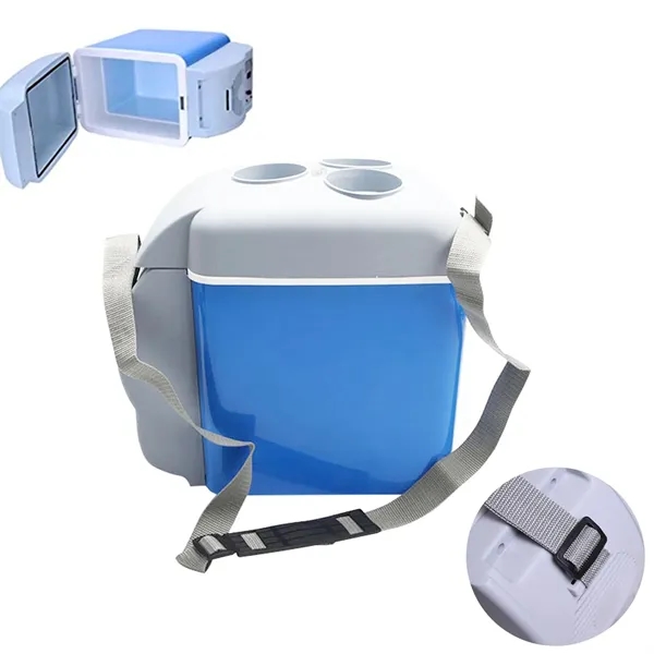 12V 7.5L Portable Mini Car Refrigerator Cooler And Warmer - 12V 7.5L Portable Mini Car Refrigerator Cooler And Warmer - Image 2 of 4
