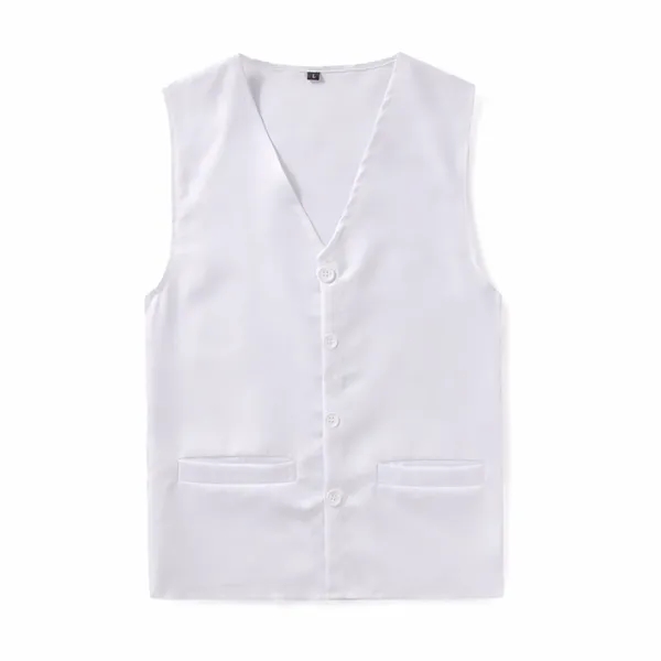 Flat Bottom Edge Uniform Vest - Flat Bottom Edge Uniform Vest - Image 4 of 5