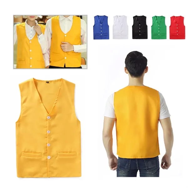 Flat Bottom Edge Uniform Vest - Flat Bottom Edge Uniform Vest - Image 0 of 5