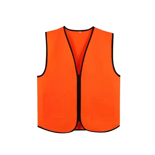 2 Pocket Uniform Volunteer Vest w/Zipper - 2 Pocket Uniform Volunteer Vest w/Zipper - Image 5 of 9