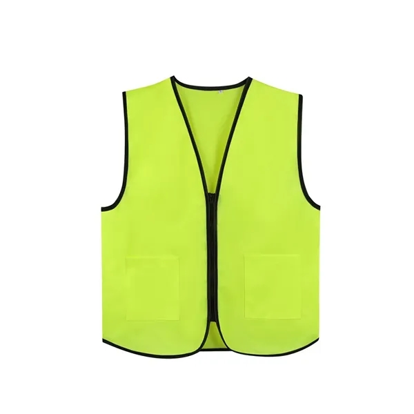 2 Pocket Uniform Volunteer Vest w/Zipper - 2 Pocket Uniform Volunteer Vest w/Zipper - Image 2 of 9